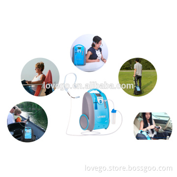Family use Lovego portable oxygen concentrator
